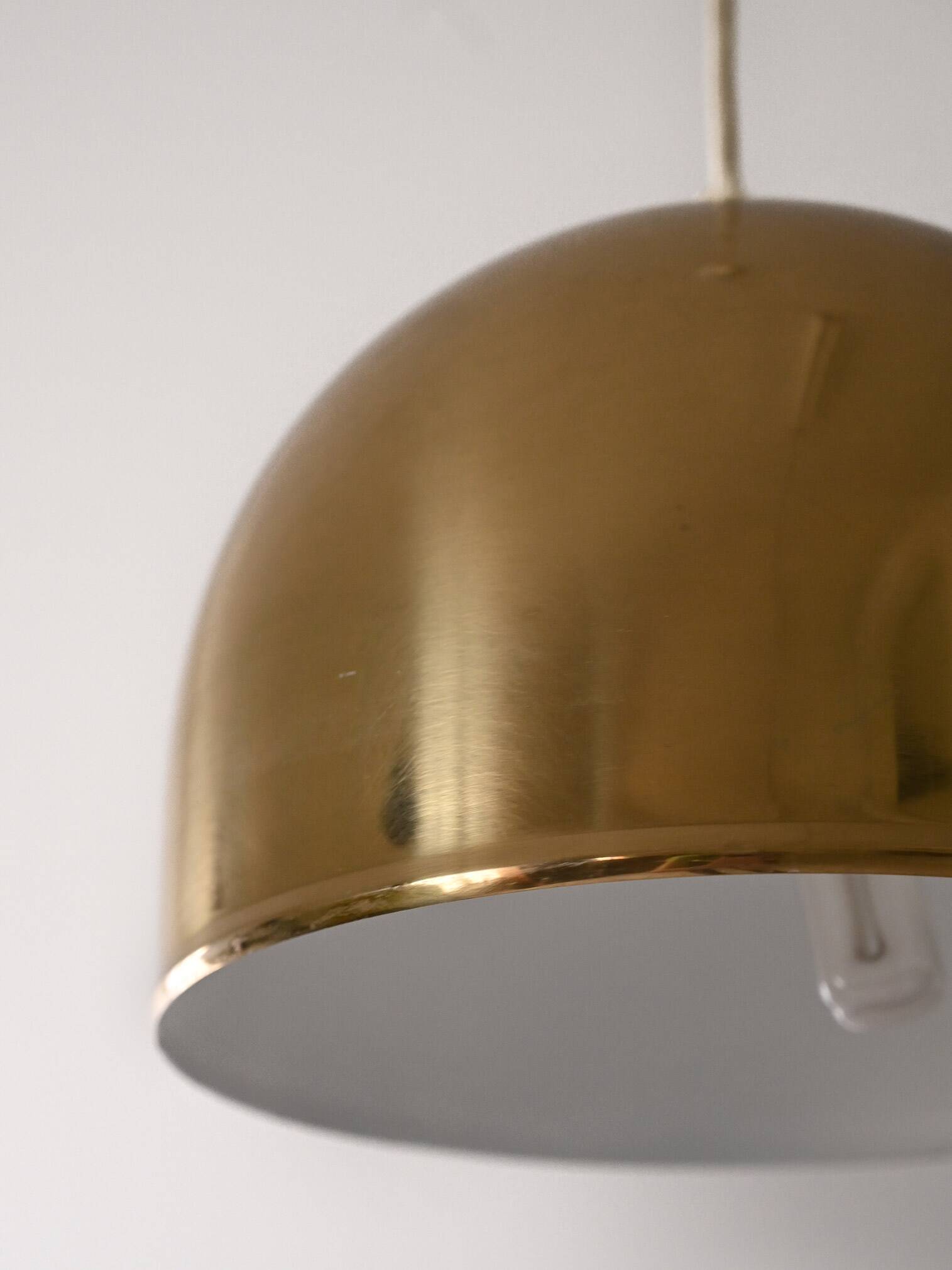 Swedish gold metal lamp