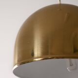Lampe suédoise en métal doré