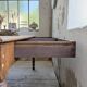 Grande table de ferme XL chêne « carrée » conférence 1950
