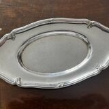 Small Silver-Plated Metal Hors d'oeuvre Dish HOKA 16 cm / 8 cm