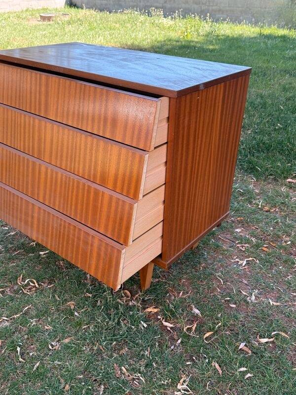 Commode pieds compas Années 50 60
