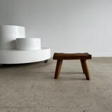 Stool in blond teak