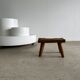 Stool in blond teak