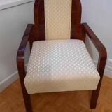 Fauteuil Art Déco En Macassar