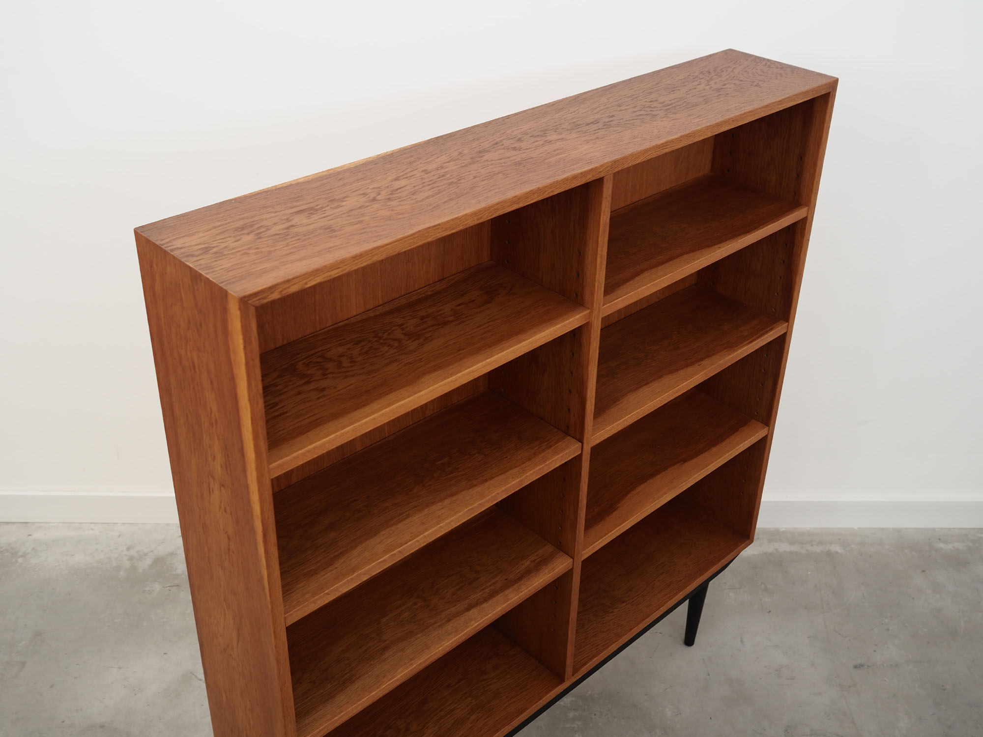 Oak bookcase, 70's, Danish design, production: Denmark