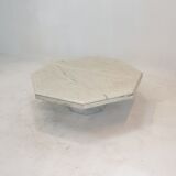 Italian Marble Octagon Coffee Table, 1980's