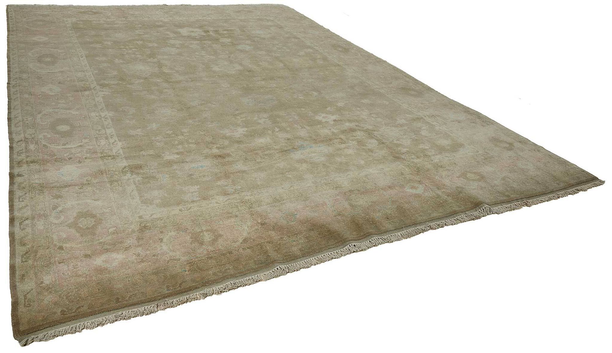 Turkish Handknotted Wool Oushak Rug 358 cm x 468 cm