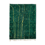 Modern Moroccan carpet green