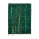 Modern Moroccan carpet green