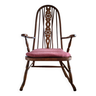 Old Windsor rocking chair, vintage rocking chair