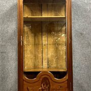 After Majorelle: Art Nouveau period iris display case in late 19th century marquetry