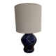 Handcrafted table lamp, ceramic base and Kintsugi with pure silver.