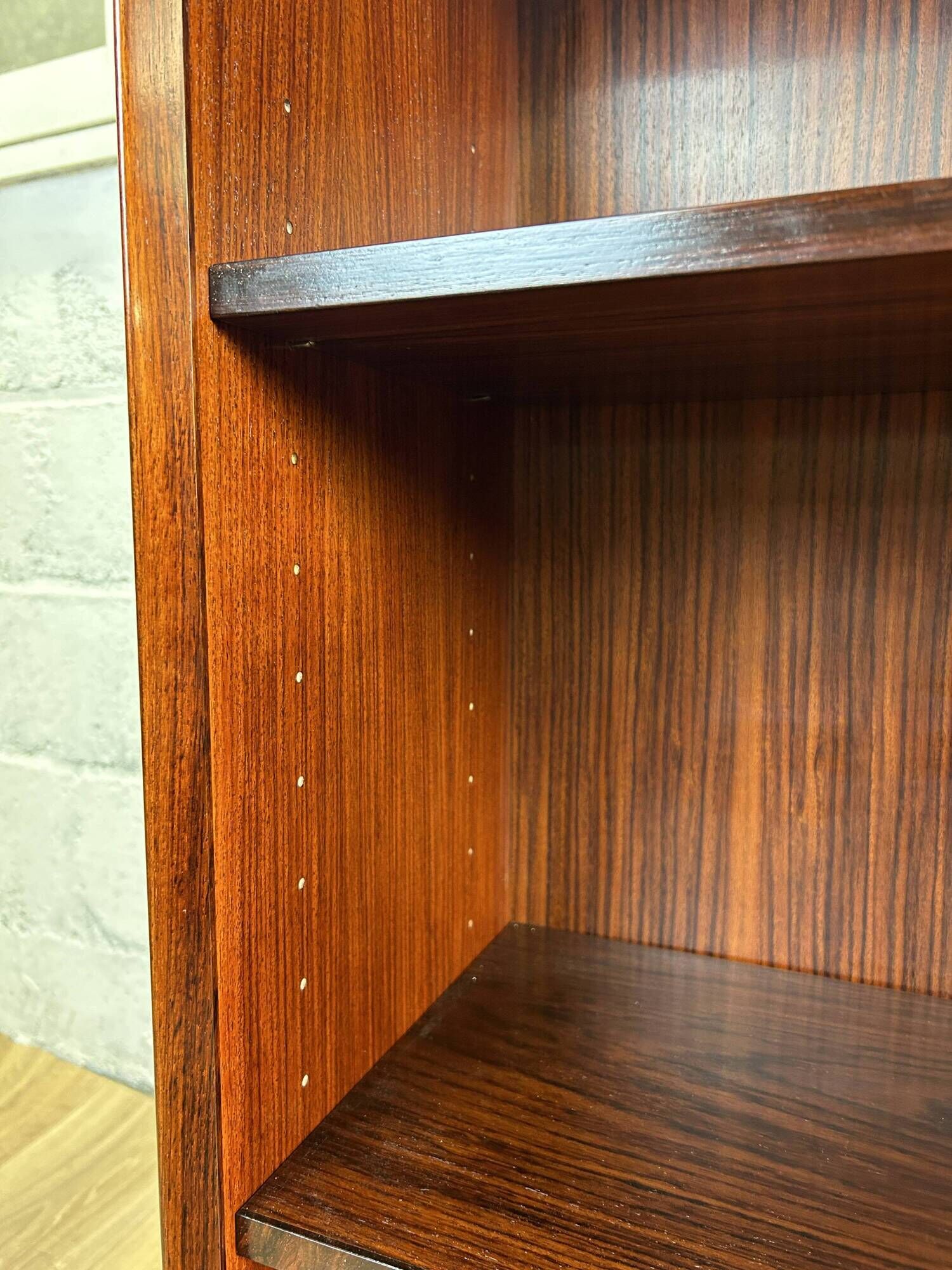 Vintage Scandinavian rosewood bookcase by Brouer, 1960s