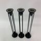 Set of 3 Post Modern candle sticks , 1980's