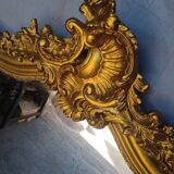 Miroir Louis XV bois doré ep XIX em - 144 cm
