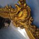 Miroir Louis XV bois doré ep XIX em - 144 cm
