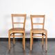 Pair of authentic fischel bistro chairs
