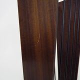 Umbrella stand, walking stick holder in brass, teak and metal, Germany, 1960s