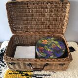 Trunk in ancient rattan