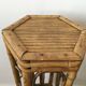 Old bamboo side table