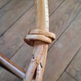 Pair of rattan armchairs