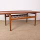 Danish Teak coffee table, two levels, by Grete Jalk for Glostrup Mobelfabrik 1960.