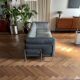 3-seater leather sofa Pen Club by Kwok Hoï Chan Steiner