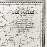 Old Map - Map of Gaul - 1836