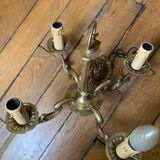 Gilded bronze chandelier