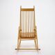 1960s Mid-century Wooden Rocking Chair, Czechoslovakia