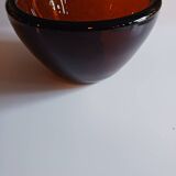 Vase en verre bullé de style biot