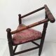 Pair of antique English triangular armchairs 1900s