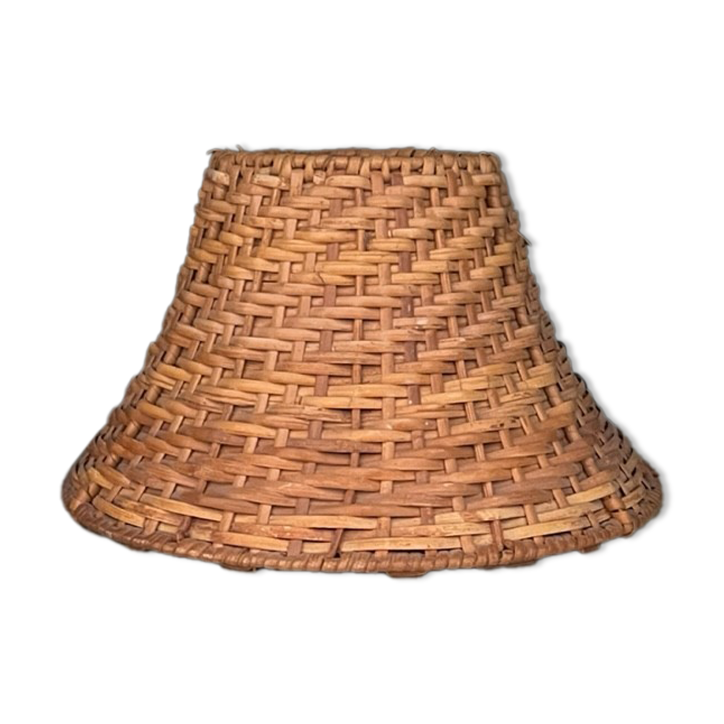 Vintage rattan lampshade
