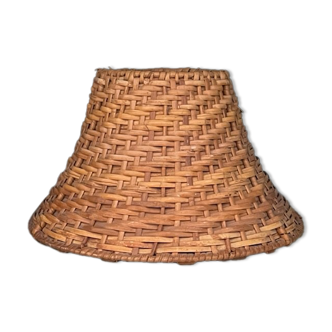 Abat-jour vintage en rotin
