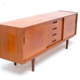 Enfilade danoise en teck de Clausen & Son, 1 960's