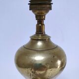 Solid brass lamp with star lampshade