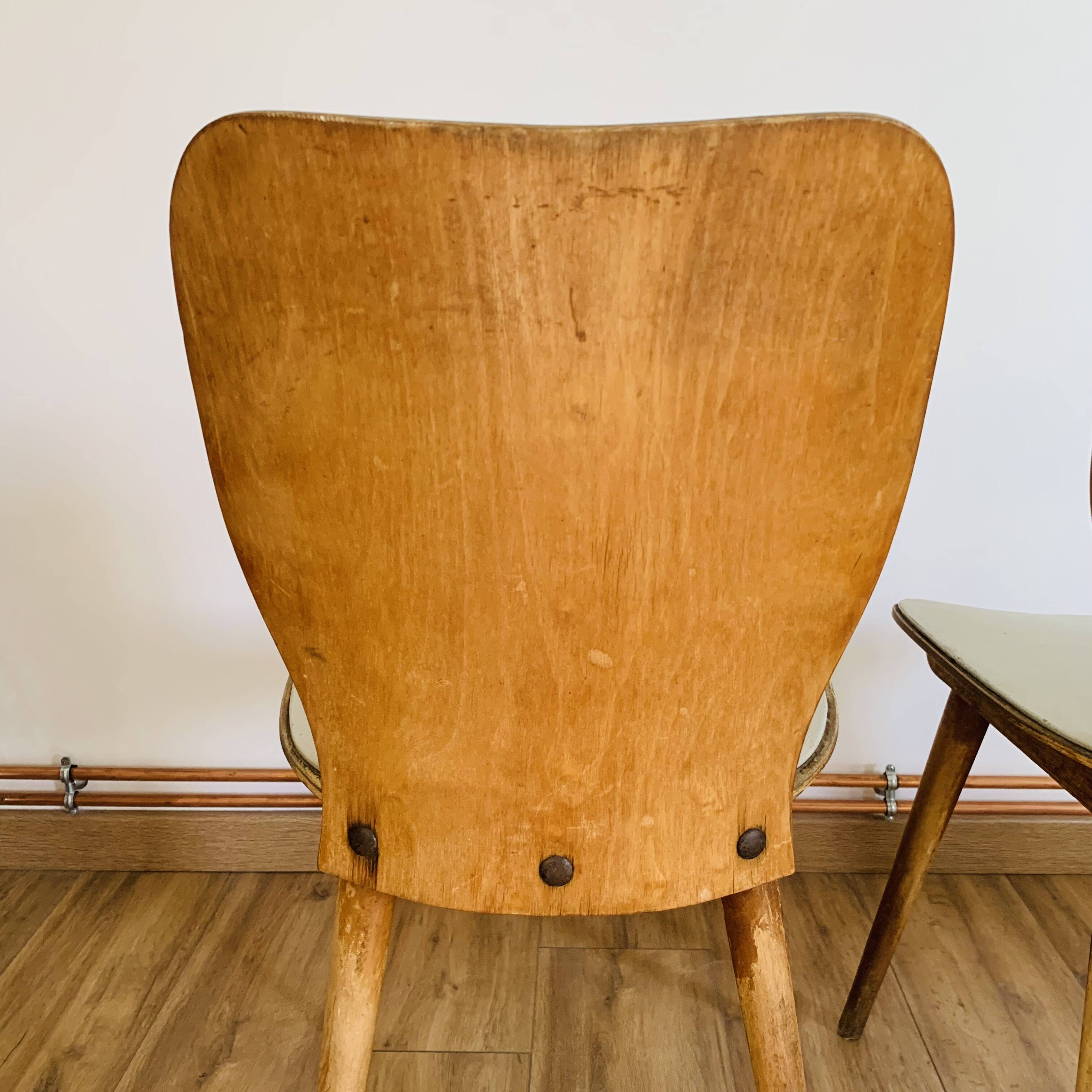 Paire de chaises vintage baumann