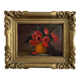 Huile sur panneau par Suefirier 1933 nature morte aux coquelicots