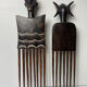 Pair of Akan combs