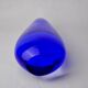Blue sommerso vase by seguso, Murano glass, Italy, 1970