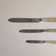 Set of 25 horn and stainless steel knives