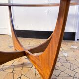 Round Astro coffee table, Victor Wilkins