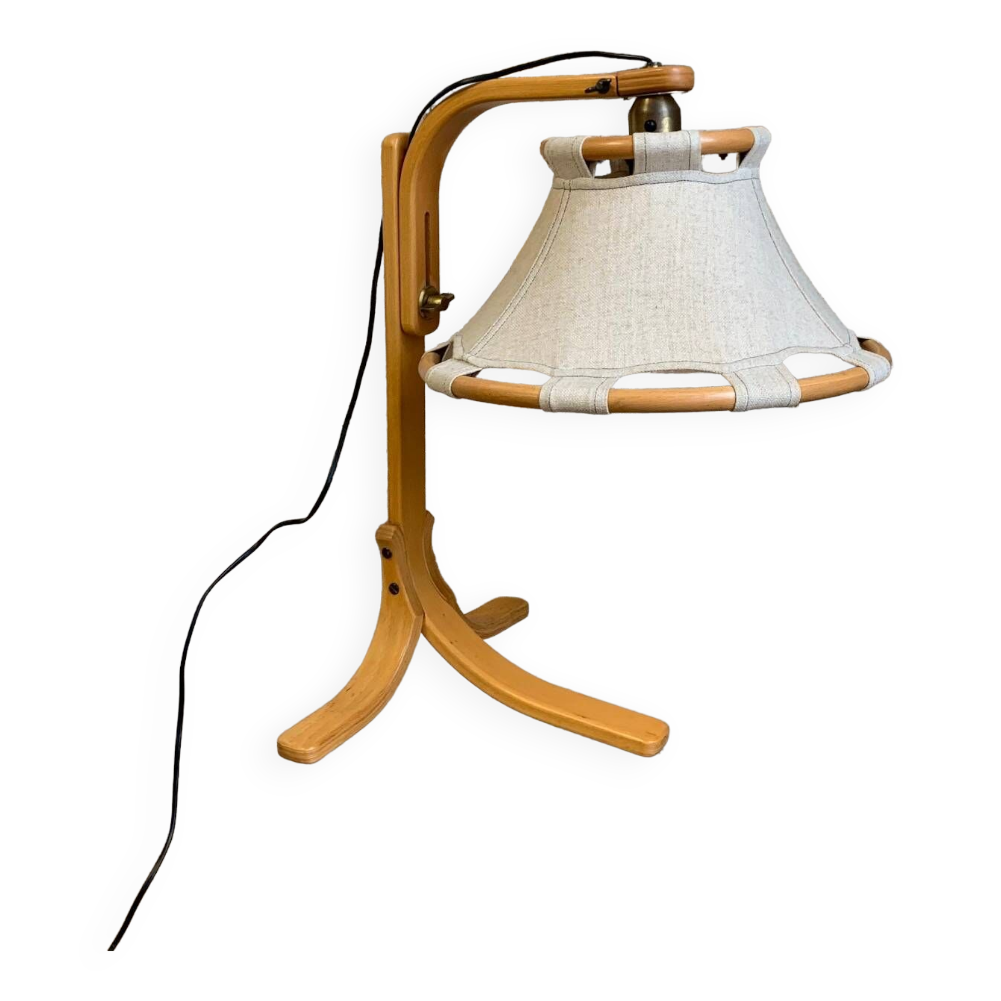 Rare “Anna” Table Lamp by Anna Ehrner for ateljé Lyktan, Sweden, 1970s