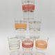 Set of six vintage glasses