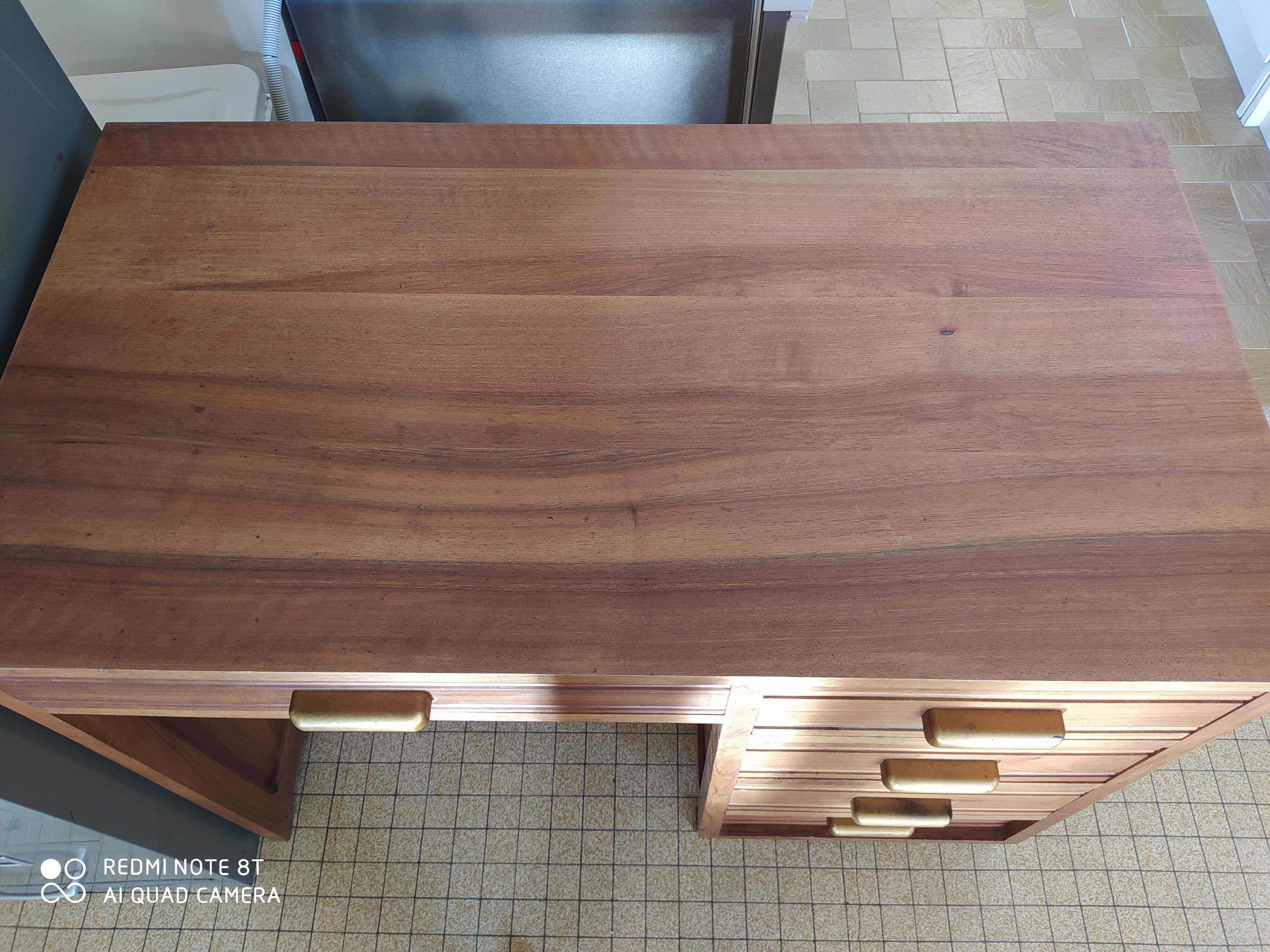 Vintage solid wood desk