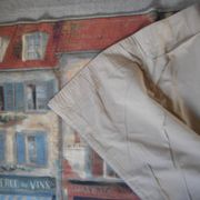 Village wall tapestry in trompe l'oeil after F de Villeneuve