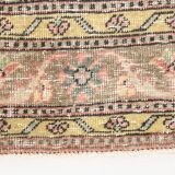 3x12 Soft Pastel Pink Turkish Runner Rug, 85x383Cm SK 5659