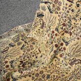 Persian Nain Iran Wool and Silk Rug Circa 1960" Handmade - 1.60 x 2.30 Meters