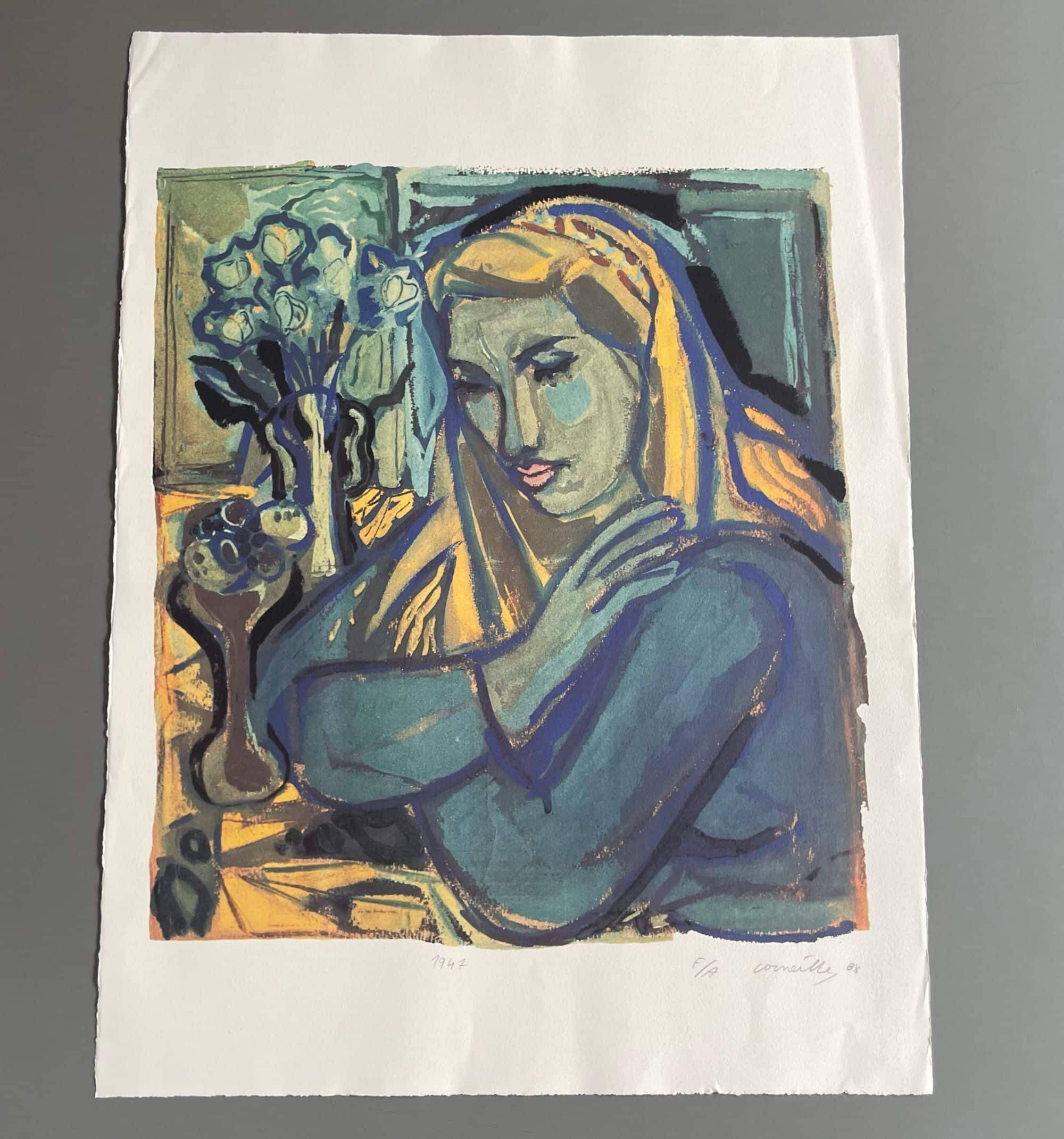 Original lithograph from early work Corneille (1922-2010)