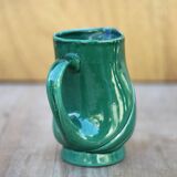 Vintage pitcher, vintage vase, Poët Laval turban model pitcher, PL France, vintage carafe, decoration